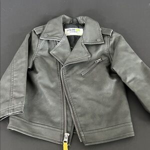 OshKosh B'gosh Gray Faux Leather Jacket